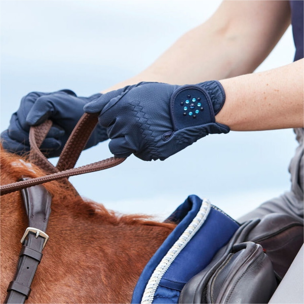 2025 Dublin Everyday Bling Riding Gloves 1022306 - Navy